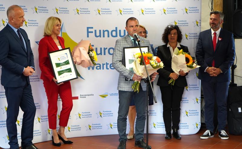 Wręczenie nagród w konkursie "Fundusze Europejskie warte zachodu" w Folwarku Zamkowym w Żarach