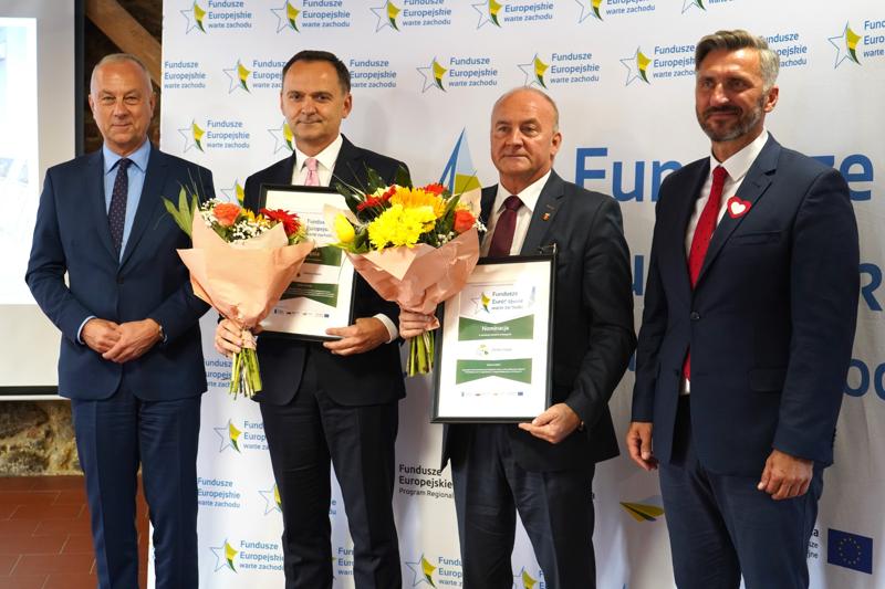Wręczenie nagród w konkursie "Fundusze Europejskie warte zachodu" w Folwarku Zamkowym w Żarach