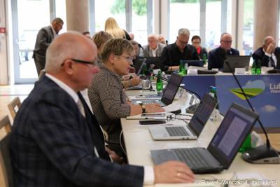 Radni wojewódzcy podczas LVII Sesja Sejmiku Województwa Lubuskiego