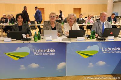 Radni wojewódzcy podczas LVII Sesja Sejmiku Województwa Lubuskiego