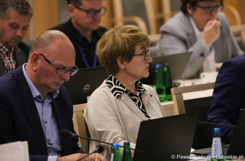 Marszałek Województwa Lubuskiego Elżbieta Anna Polak oraz wicemarszałek Stanisław Tomczyszyn