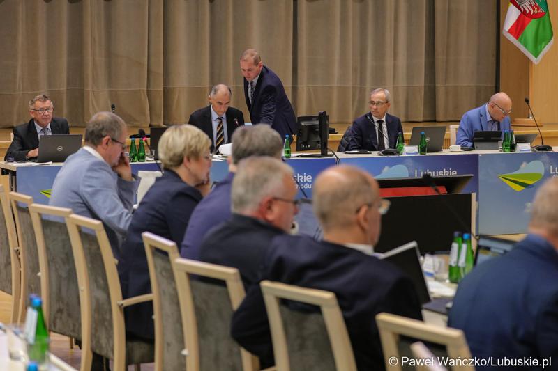 Uczestnicy LVII Sesji Sejmiku Województwa Lubuskiego