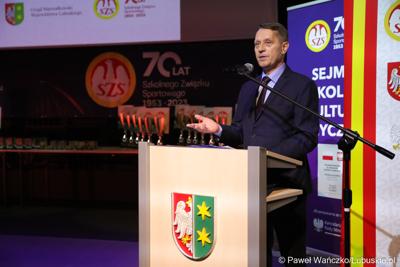 Uroczyste podsumowanie współzawodnictwa sportowego szkół województwa lubuskiego  za rok szkolny 2022/2023 w ramach Lubuskiej Olimpiady Młodzieży