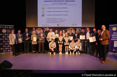 Uroczyste podsumowanie współzawodnictwa sportowego szkół województwa lubuskiego  za rok szkolny 2022/2023 w ramach Lubuskiej Olimpiady Młodzieży