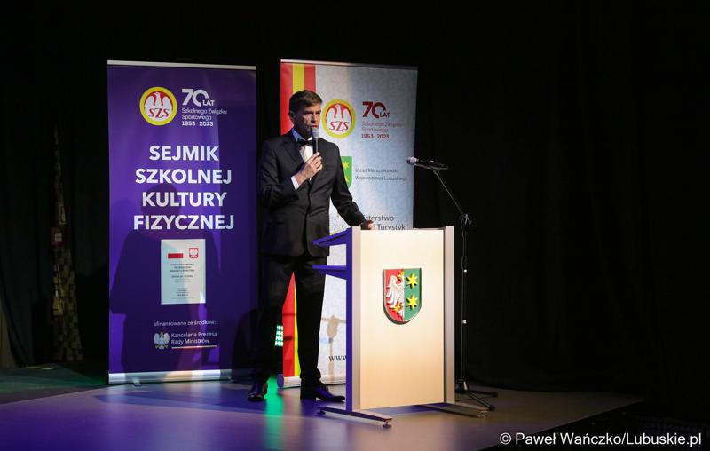 Uroczyste podsumowanie współzawodnictwa sportowego szkół województwa lubuskiego  za rok szkolny 2022/2023 w ramach Lubuskiej Olimpiady Młodzieży