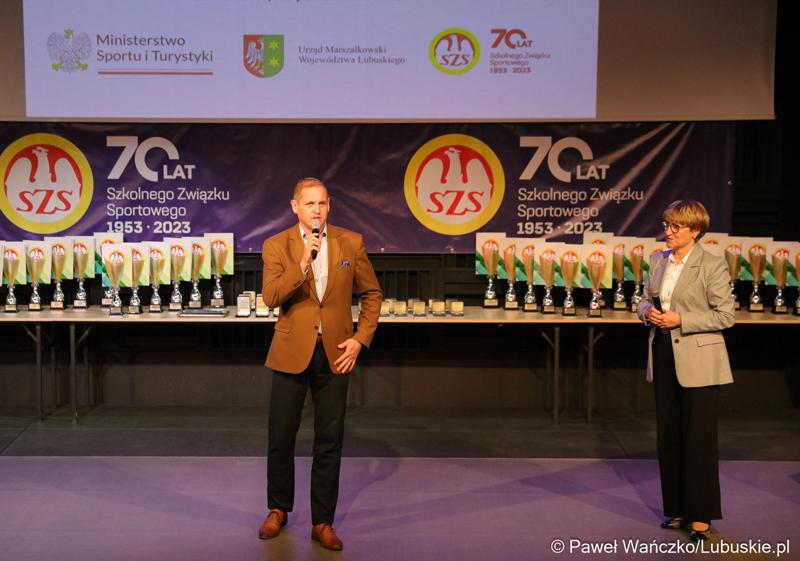 Uroczyste podsumowanie współzawodnictwa sportowego szkół województwa lubuskiego  za rok szkolny 2022/2023 w ramach Lubuskiej Olimpiady Młodzieży