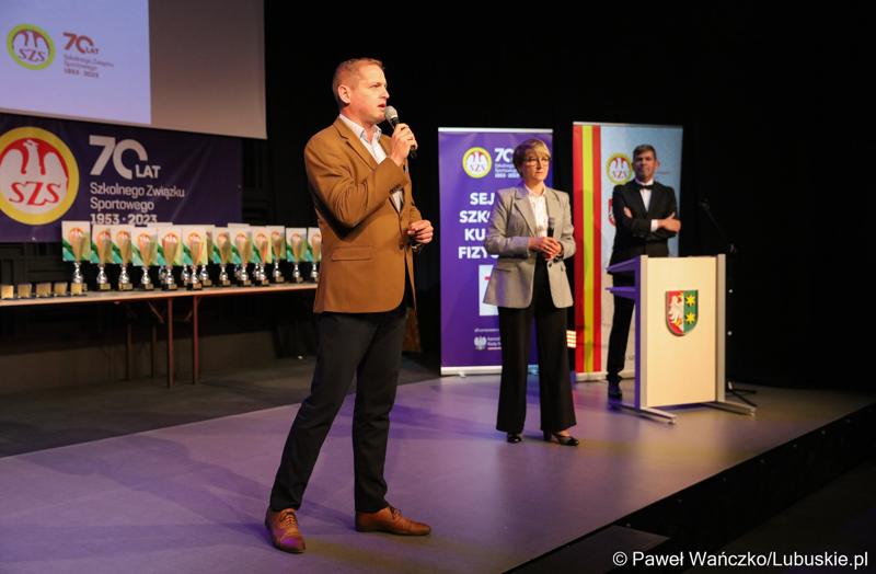 Uroczyste podsumowanie współzawodnictwa sportowego szkół województwa lubuskiego  za rok szkolny 2022/2023 w ramach Lubuskiej Olimpiady Młodzieży
