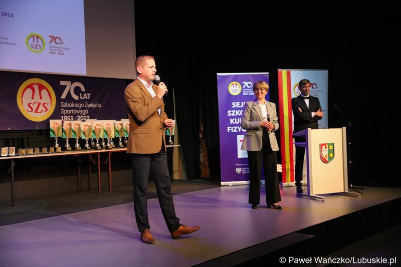 Uroczyste podsumowanie współzawodnictwa sportowego szkół województwa lubuskiego  za rok szkolny 2022/2023 w ramach Lubuskiej Olimpiady Młodzieży