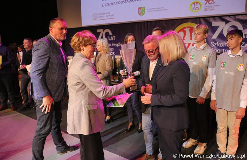 Uroczyste podsumowanie współzawodnictwa sportowego szkół województwa lubuskiego  za rok szkolny 2022/2023 w ramach Lubuskiej Olimpiady Młodzieży