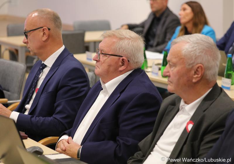 Uczestnicy Sesji Sejmiku Województwa Lubuskiego 13 października 2023 r.