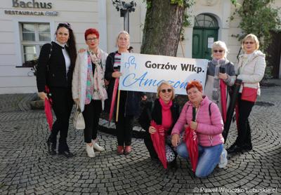 Uczestniczki Różowego Marszu w Zielonej Górze