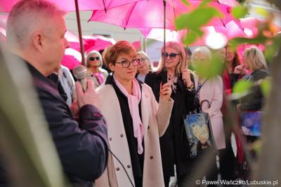 Uczestnicy Różowego Marszu w Zielonej Górze