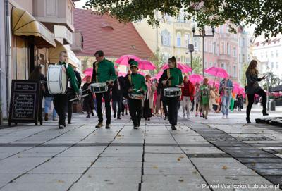 Uczestnicy Różowego Marszu w Zielonej Górze