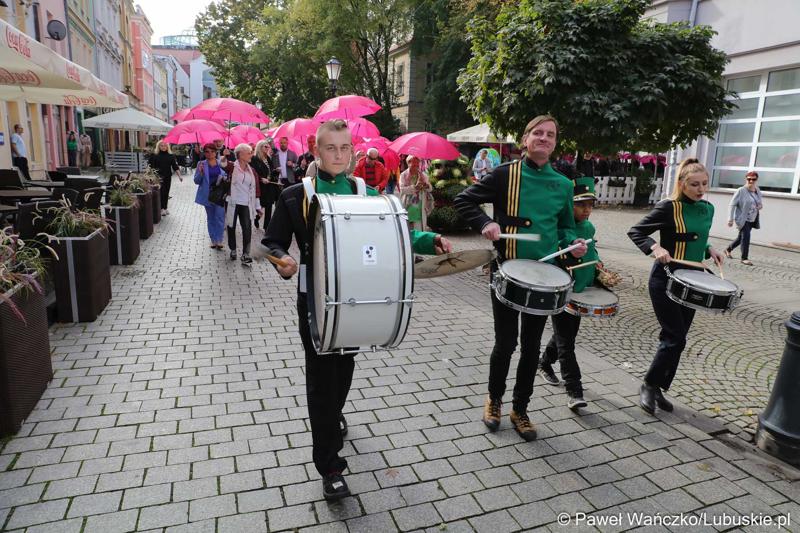 Uczestnicy Różowego Marszu w Zielonej Górze