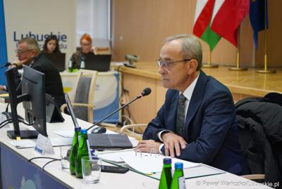 Uczestnicy LVIII sesji Sejmiku Województwa Lubuskiego