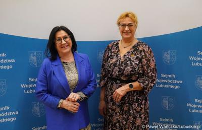 Nowe radne Województwa Lubuskiego: Elżbieta Olga Polak (z lewej) oraz Alicja Makarska
