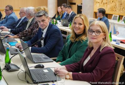 Radni woj. lubuskiego podczas LVIII sesji Sejmiku Województwa Lubuskiego