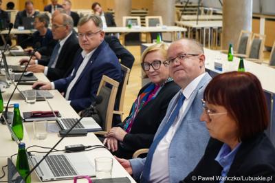 Radni woj. lubuskiego podczas LVIII sesji Sejmiku Województwa Lubuskiego