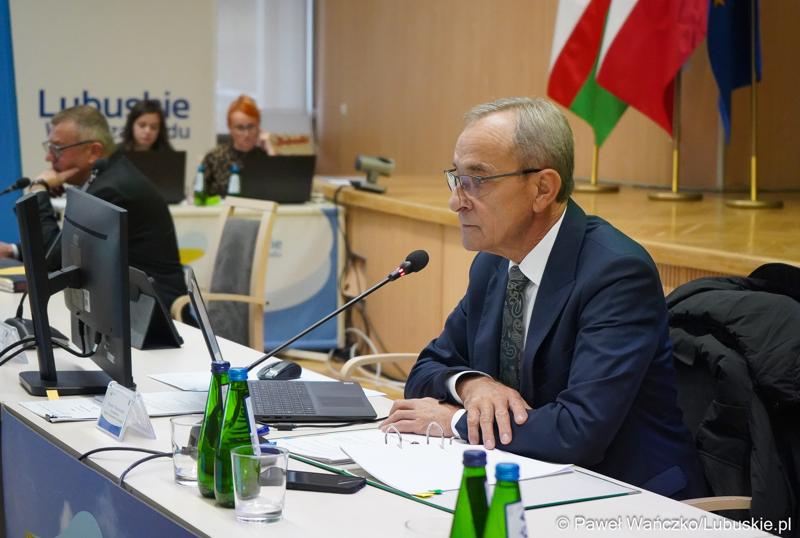 Uczestnicy LVIII sesji Sejmiku Województwa Lubuskiego