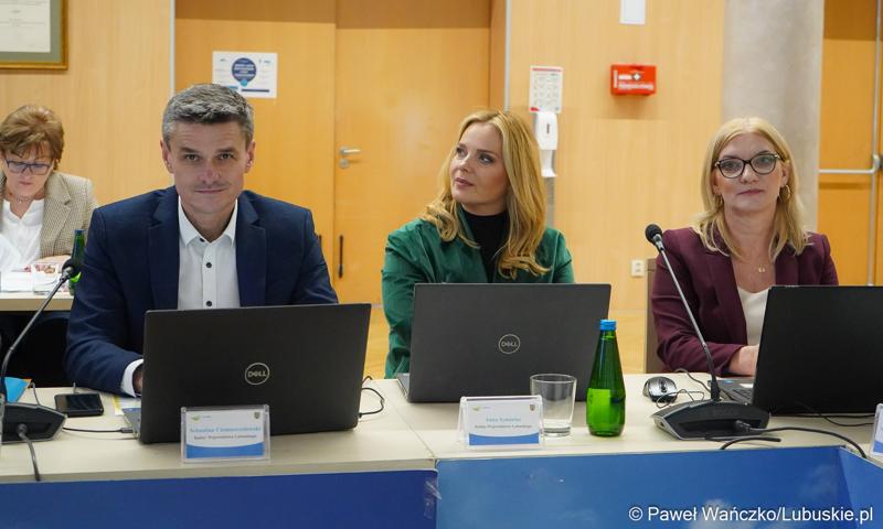 Radni woj. lubuskiego podczas LVIII sesji Sejmiku Województwa Lubuskiego