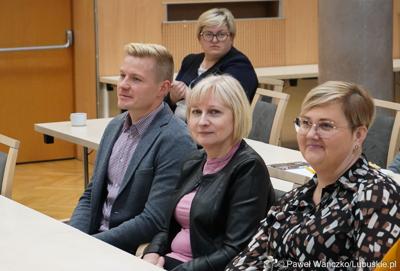 Uczestnicy konferencji w Sali Kolumnowej Urzędu Marszałkowskiego Województwa Lubuskiego w Zielonej Górze