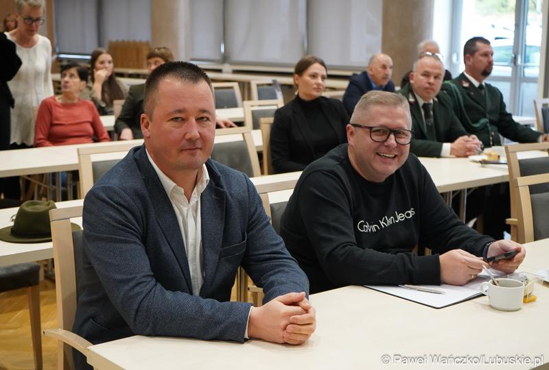 Uczestnicy konferencji w Sali Kolumnowej Urzędu Marszałkowskiego Województwa Lubuskiego w Zielonej Górze