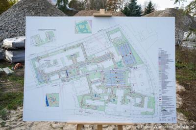 Plan terenu Szpitala Uniwersyteckiego w Zielonej Górze