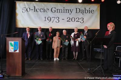 Uroczysta sesja z okazji 50-lecia Gminy Dąbie