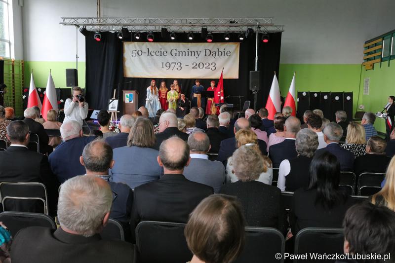 Uroczysta sesja z okazji 50-lecia Gminy Dąbie