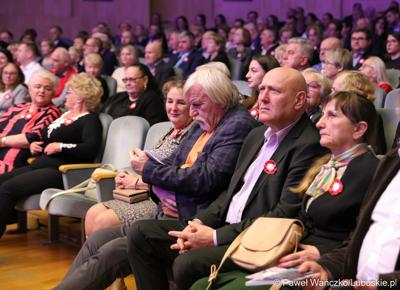 Uczestnicy koncertu „Odzyskana Niepodległa” w Filharmonii Zielonogórskiej