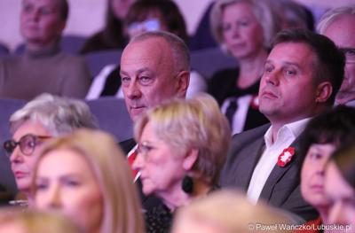 Uczestnicy koncertu „Odzyskana Niepodległa” w Filharmonii Zielonogórskiej