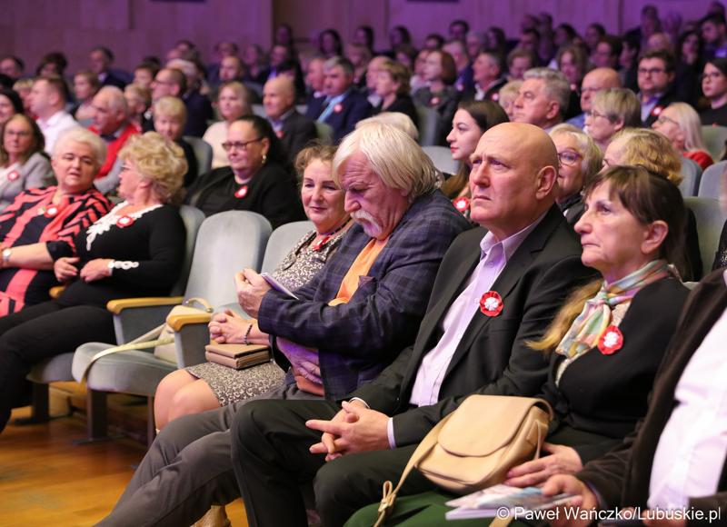Uczestnicy koncertu „Odzyskana Niepodległa” w Filharmonii Zielonogórskiej