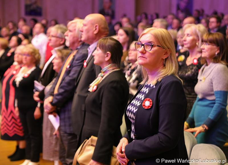 Uczestnicy koncertu „Odzyskana Niepodległa” w Filharmonii Zielonogórskiej