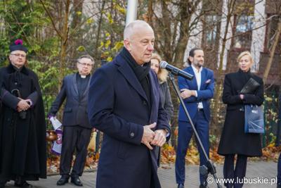 Otwarcie nowego skrzydła Centrum Integracji Społecznej w Zielona Górze - M. Jabłoński
