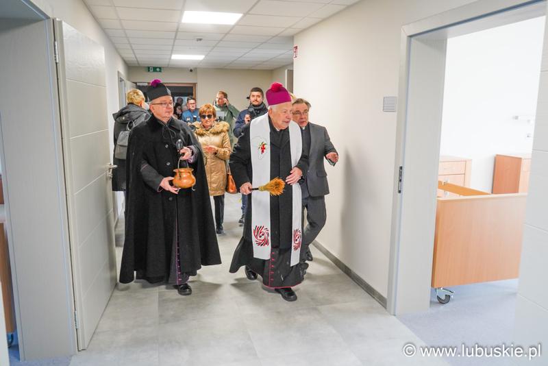 Otwarcie nowego skrzydła Centrum Integracji Społecznej w Zielona Górze - pośięcenie