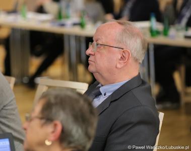 Radny podczas LIX zwyczajnej sesji Sejmiku Województwa Lubuskiego