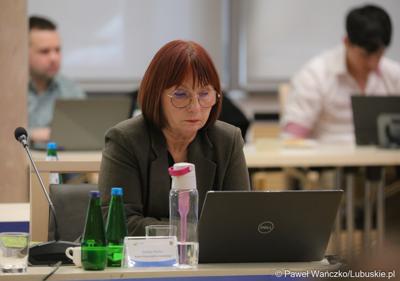 Radna podczas LIX zwyczajnej sesji Sejmiku Województwa Lubuskiego