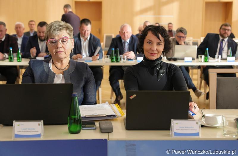 Radne podczas LIX zwyczajnej sesji Sejmiku Województwa Lubuskiego