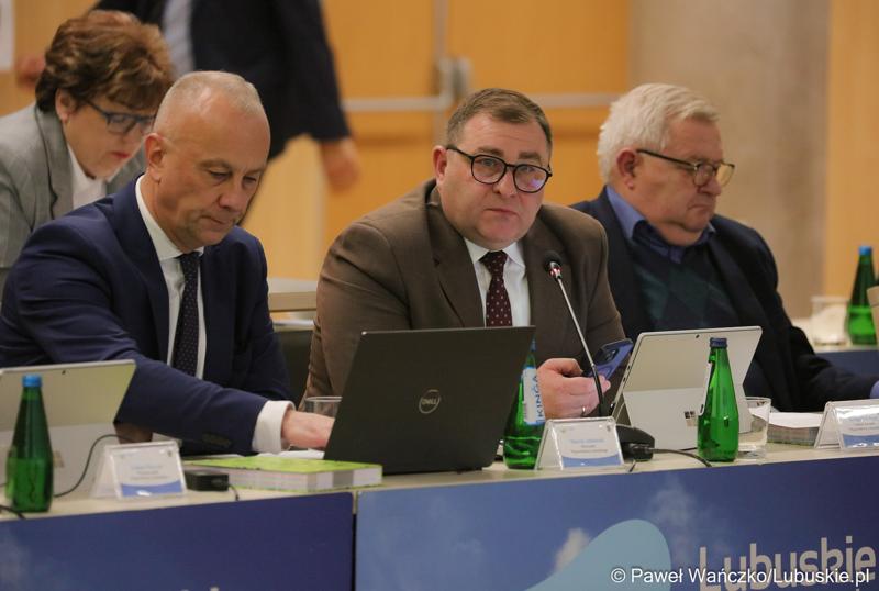 Członkowie Zarządu Województwa Lubuskiego na LIX zwyczajnej sesji Sejmiku Województwa Lubuskiego
