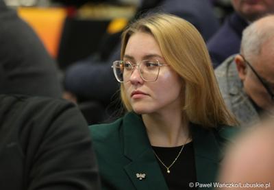 Uczestniczka spotkania networkingowego dla biznesu w Słubicach 
