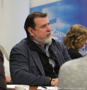 Jeden z uczestników spotkania networkingowego dla biznesu w Słubicach 