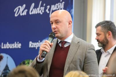 Jeden z uczestników spotkania networkingowego dla biznesu w Słubicach 