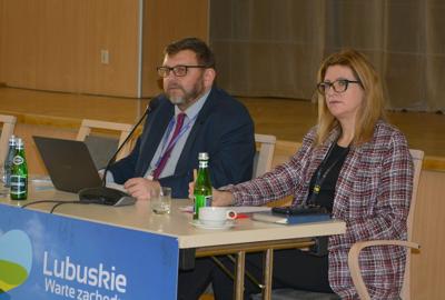 Posiedzenie Lubuskiego Zespół ds. Szkolnictwa Wyższego w Sali Kolumnowej w siedzibie Urzędu Marszałkowskiego Województwa Lubuskiego