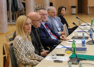 Posiedzenie Lubuskiego Zespół ds. Szkolnictwa Wyższego w Sali Kolumnowej w siedzibie Urzędu Marszałkowskiego Województwa Lubuskiego