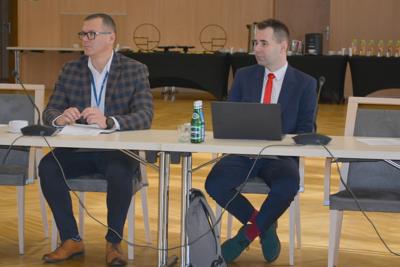 Posiedzenie Lubuskiego Zespół ds. Szkolnictwa Wyższego w Sali Kolumnowej w siedzibie Urzędu Marszałkowskiego Województwa Lubuskiego