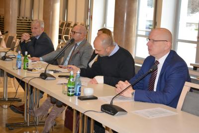Posiedzenie Lubuskiego Zespół ds. Szkolnictwa Wyższego w Sali Kolumnowej w siedzibie Urzędu Marszałkowskiego Województwa Lubuskiego