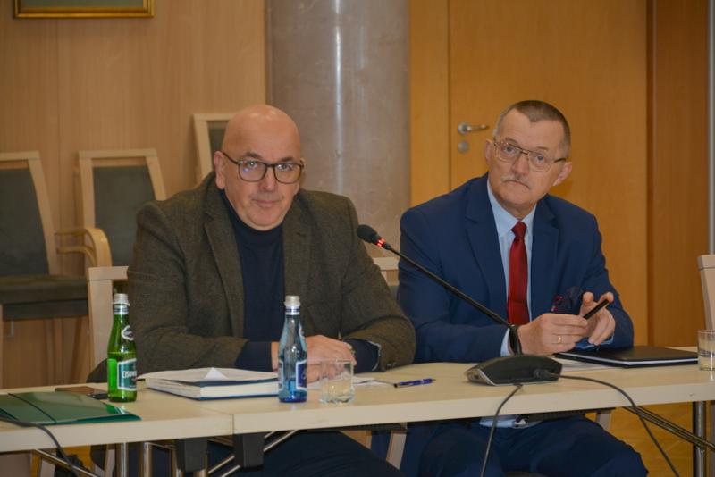 Posiedzenie Lubuskiego Zespół ds. Szkolnictwa Wyższego w Sali Kolumnowej w siedzibie Urzędu Marszałkowskiego Województwa Lubuskiego