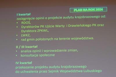 15 grudnia 2023 r. zespół opracowujący projekt audytu krajobrazowego województwa lubuskiego podsumował 4 lata swojej pracy