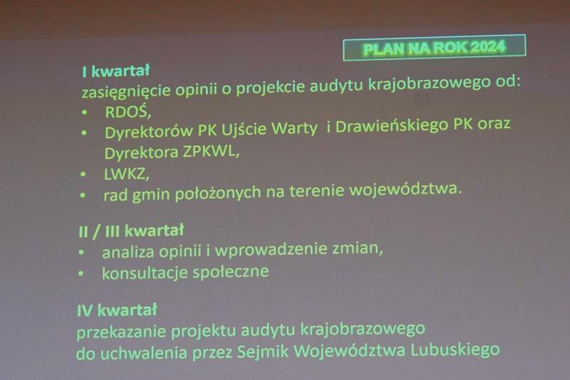 15 grudnia 2023 r. zespół opracowujący projekt audytu krajobrazowego województwa lubuskiego podsumował 4 lata swojej pracy