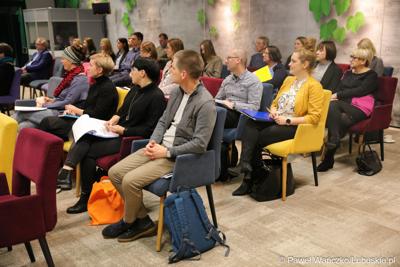 Uczestnicy szkolenia z zasad horyzontalnych w programie Interreg
